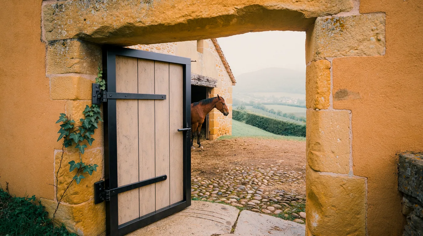Entrée, Le Domaine d'Antonin, centre équestre à Roche