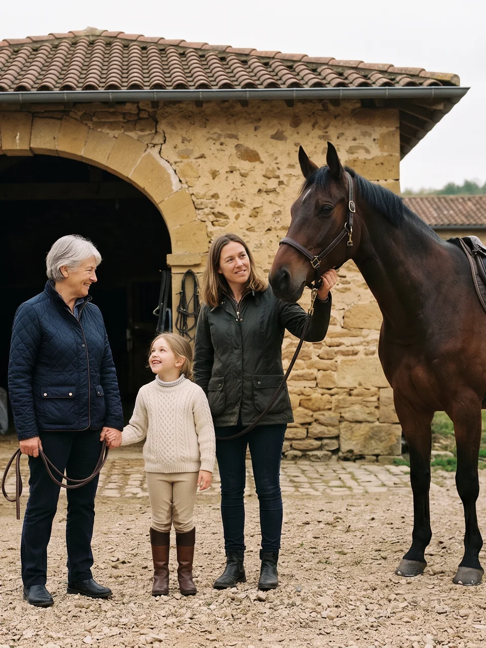 L'équipe, Le Domaine d'Antonin, centre équestre à Roche
