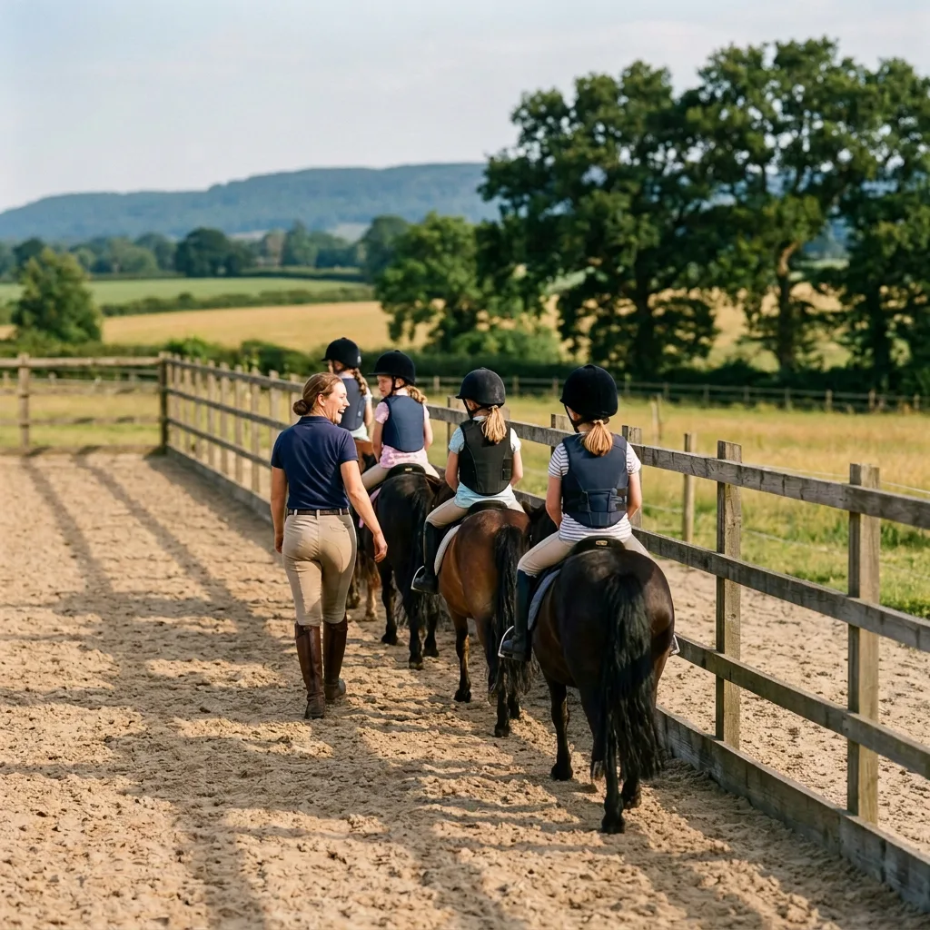Cours de poney à Roche, Isère